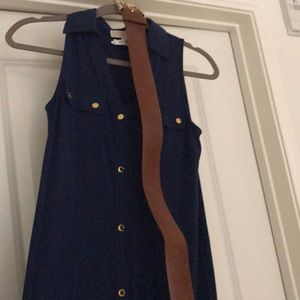 Michael Kors navy maxi dress